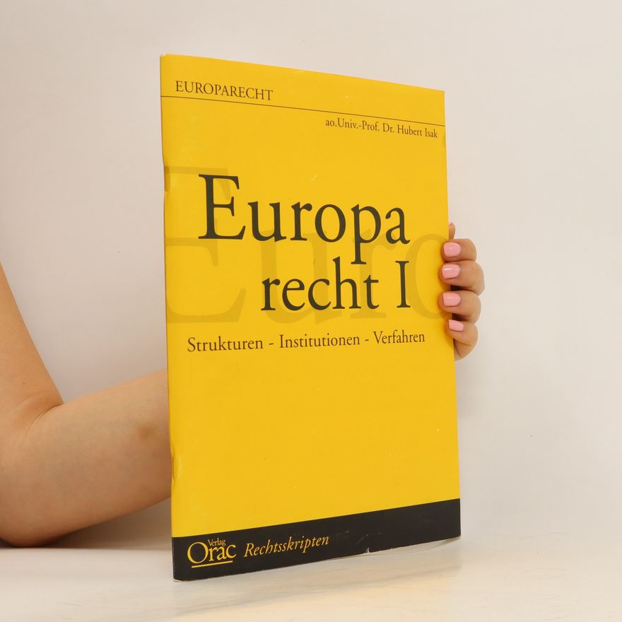 Hubert Isak Europarecht I
