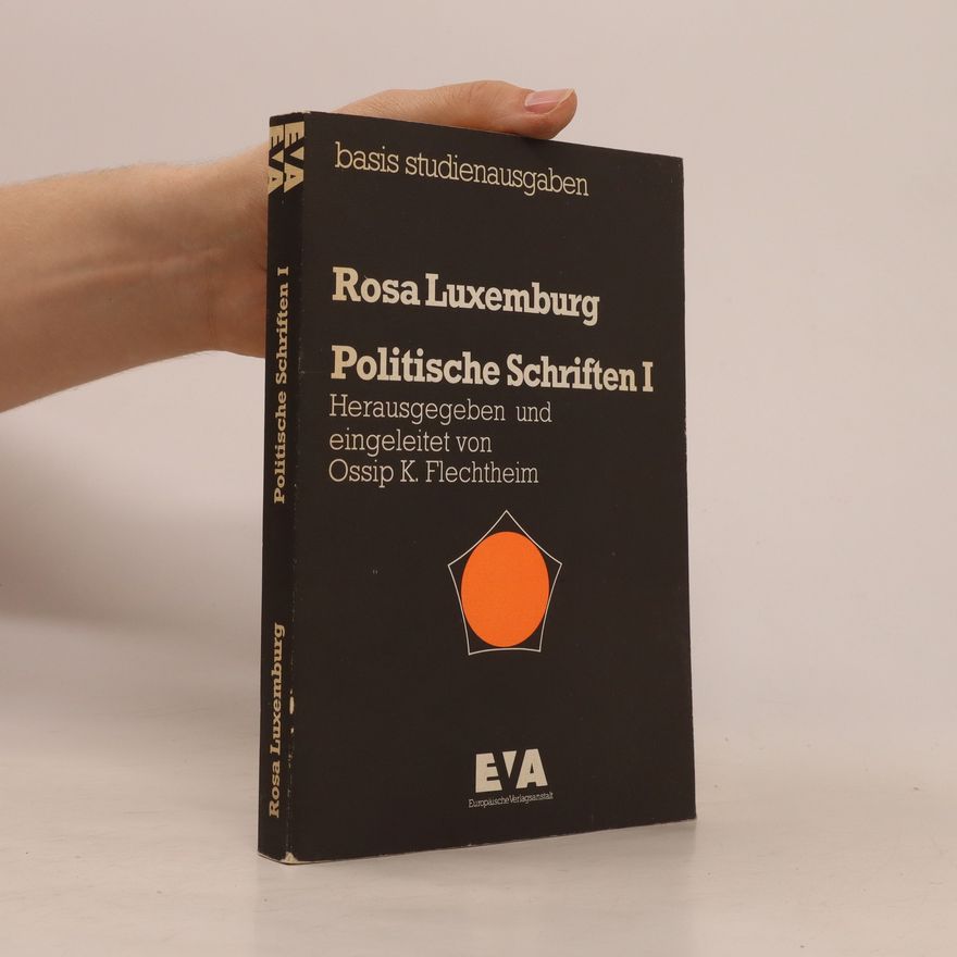 Rosa Luxemburgová Politische Schriften 1
