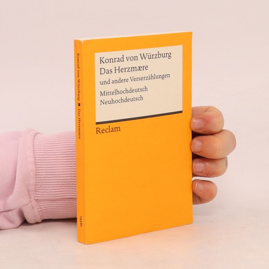 Konrad Das Herzmære und andere Verserzählungen