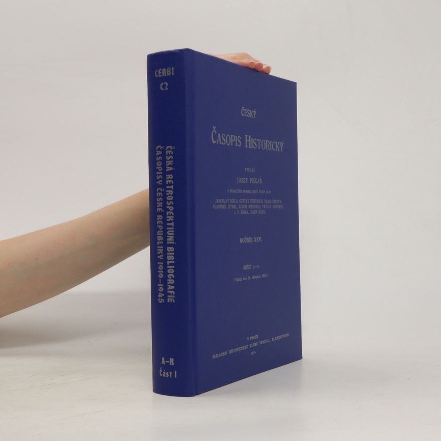 Česko) Moravská zemská knihovna (Brno Česká retrospektivní bibliografie. Řada 2, Časopisy. Díl 2, Časopisy České republiky 1919-1945 (CERBI C2). Část 1, Bibliografie. Sv. 1, A-K