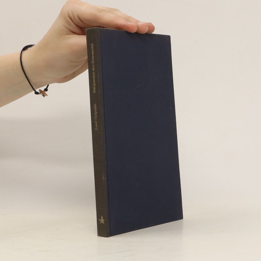 Josef Halperin Maupassant der Romancier