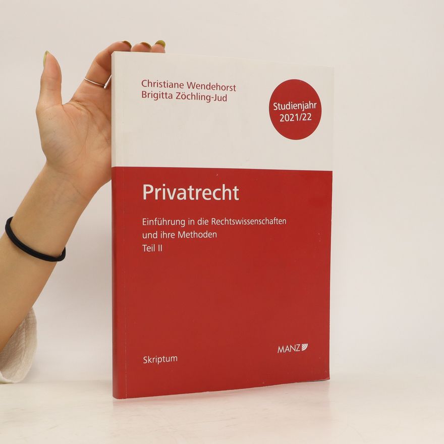Christiane Wendehorst Privatrecht