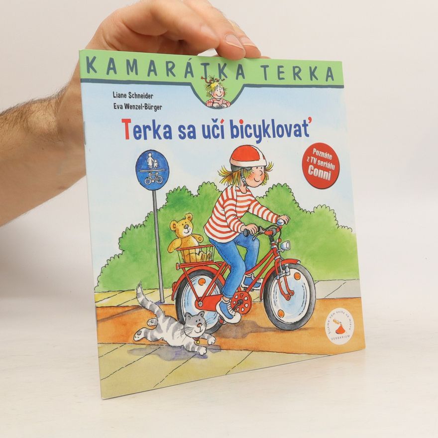 Liane Schneider Terka sa učí bicyklovať