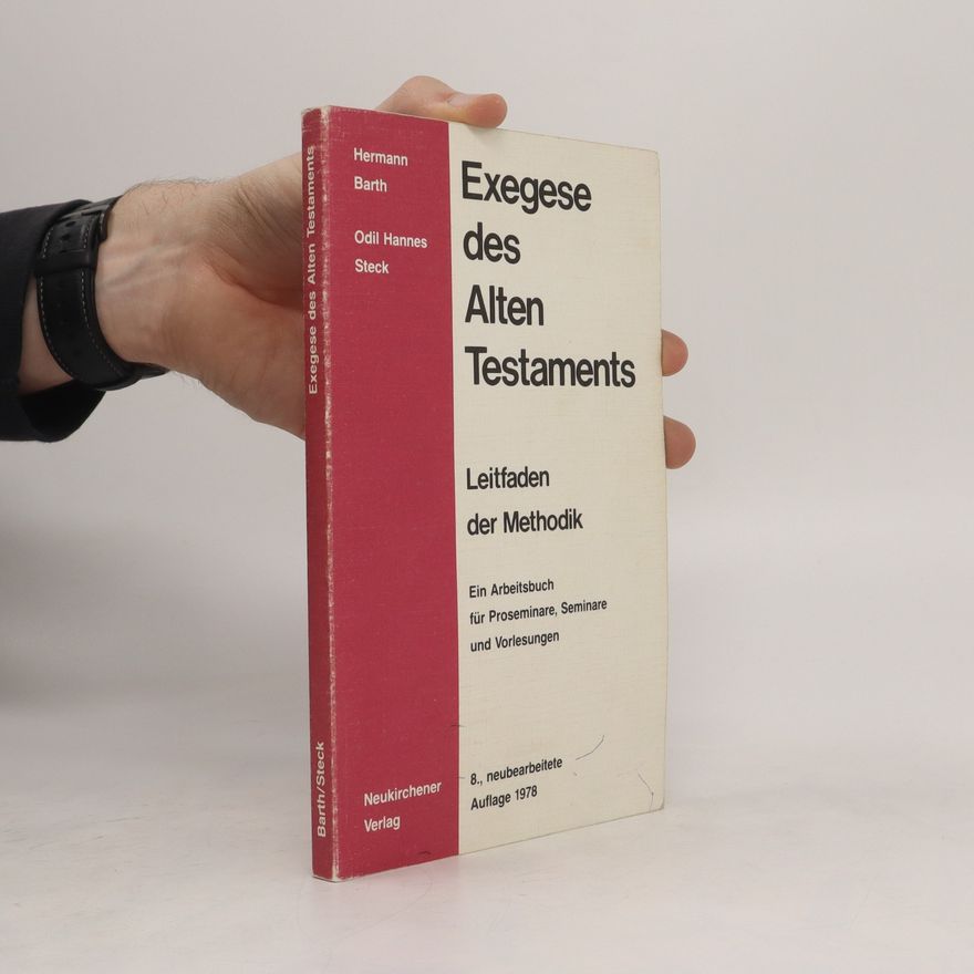Hermann Barth Exegese des Alten Testaments