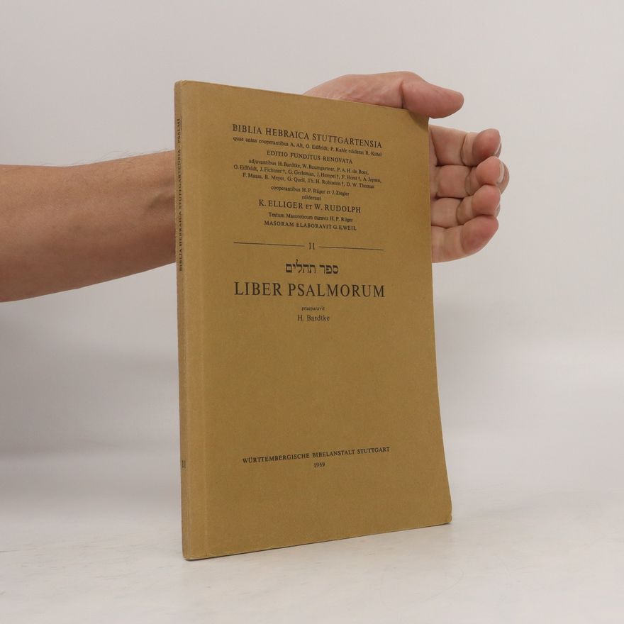 Hans Bardtke Liber Psalmorium