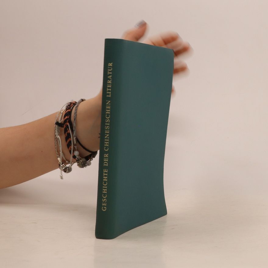 Various authors Geschichte der chineschen Literatur