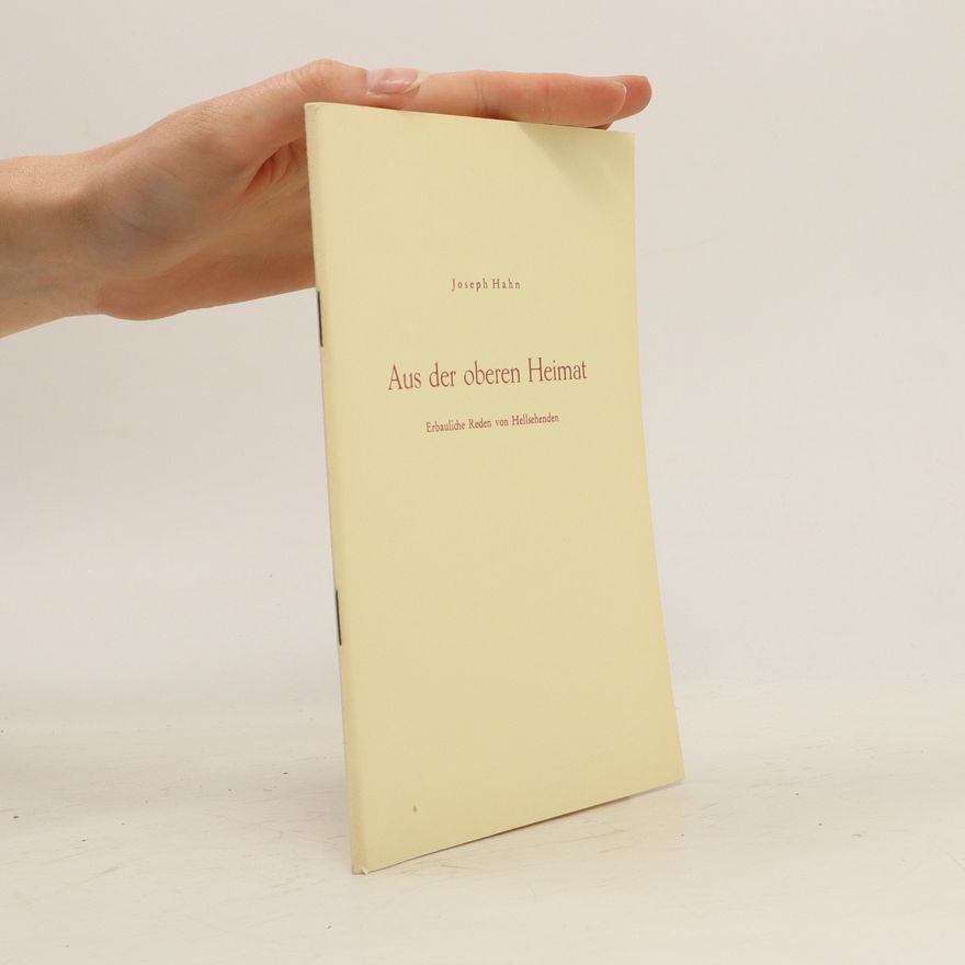 Joseph Hahn Aus der oberen Heimat