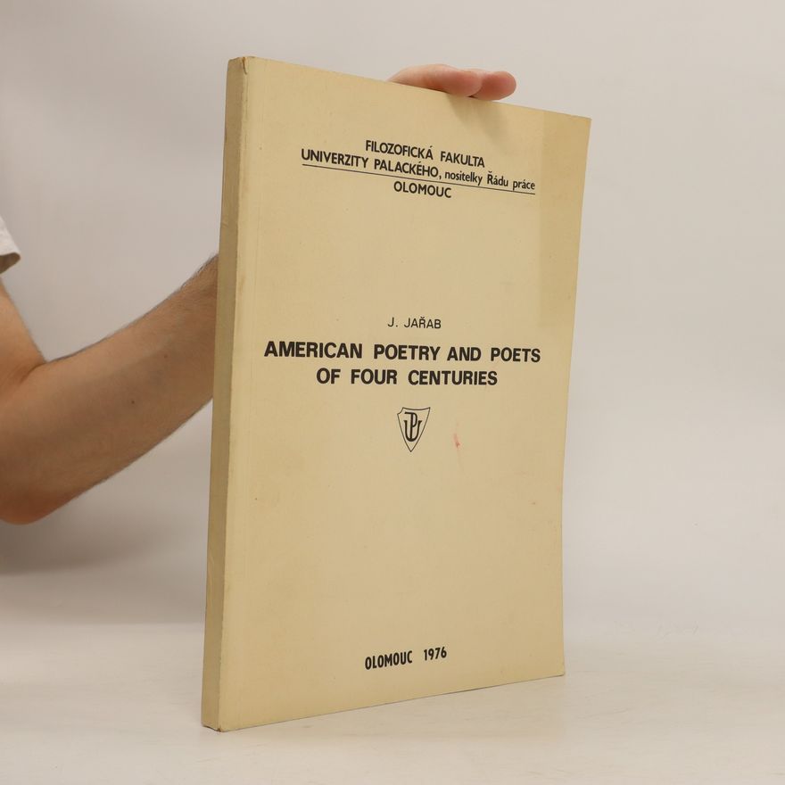 Josef Jařab American Poetry and Poets of Four Centuries