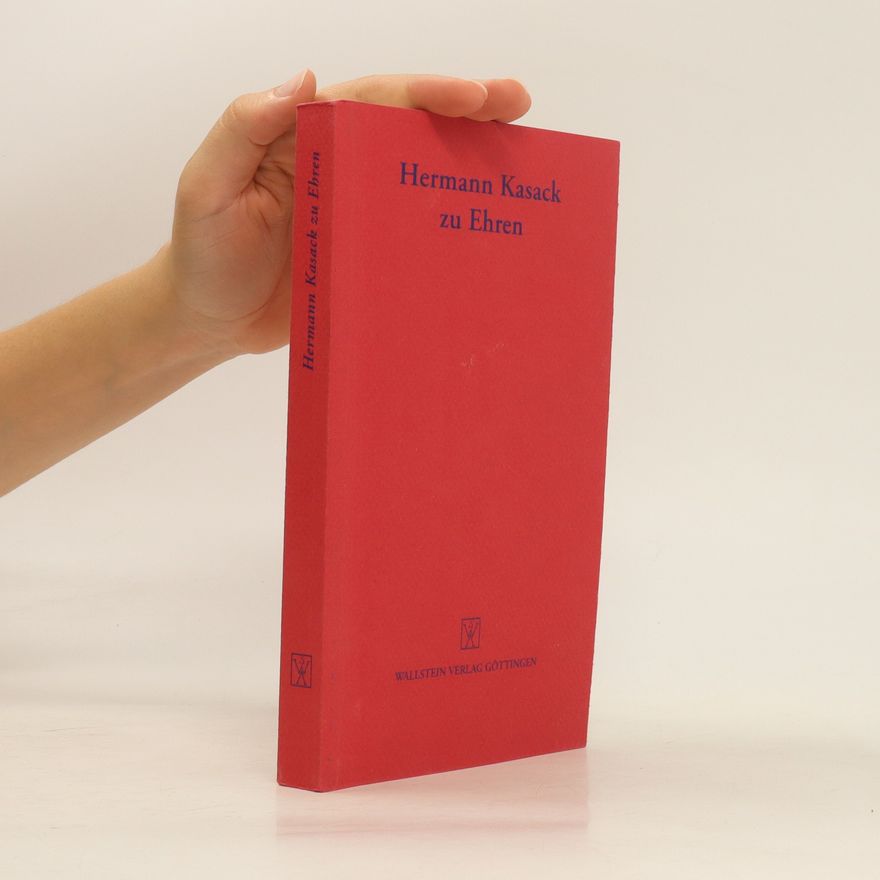 Herbert Heckmann Hermann Kasack zu Ehren