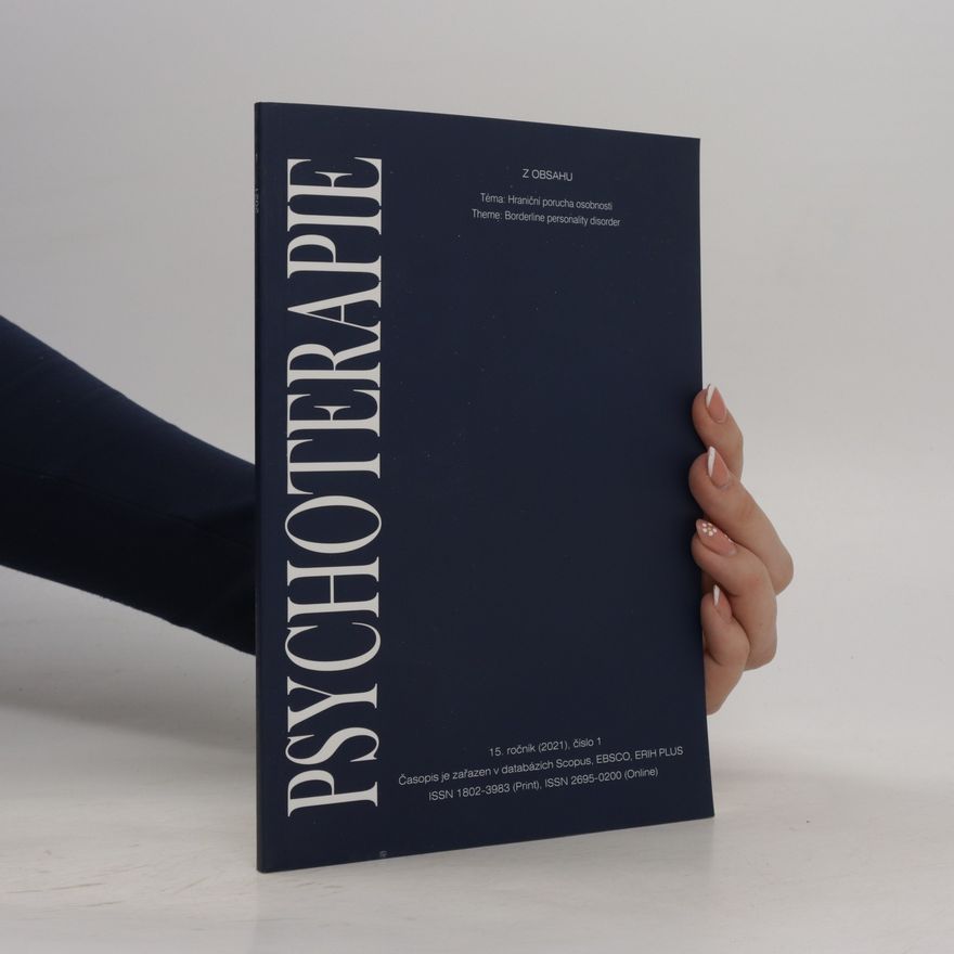 Various authors Psychoterapie 1/2021