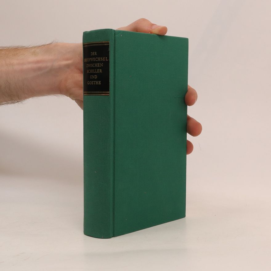 Hans Gerhard Gräf Der Briefwechsel zwischen Schiller und Goethe