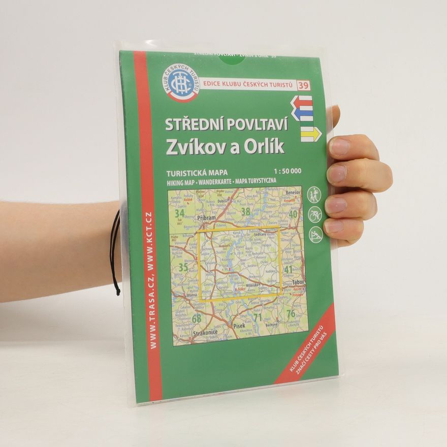 Kolektiv autorů Střední Povltaví - Zvíkov a Orlík turistická mapa 1:50 000