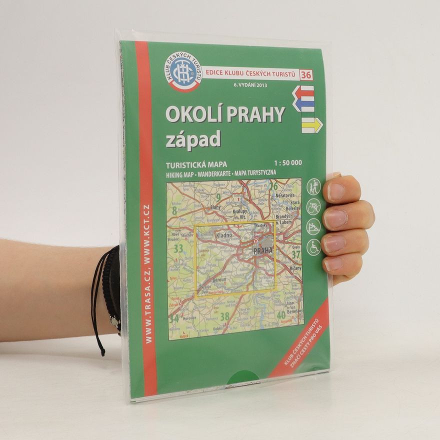 Kolektiv autorů Okolí Prahy - západ. Turistická mapa 1:50 000