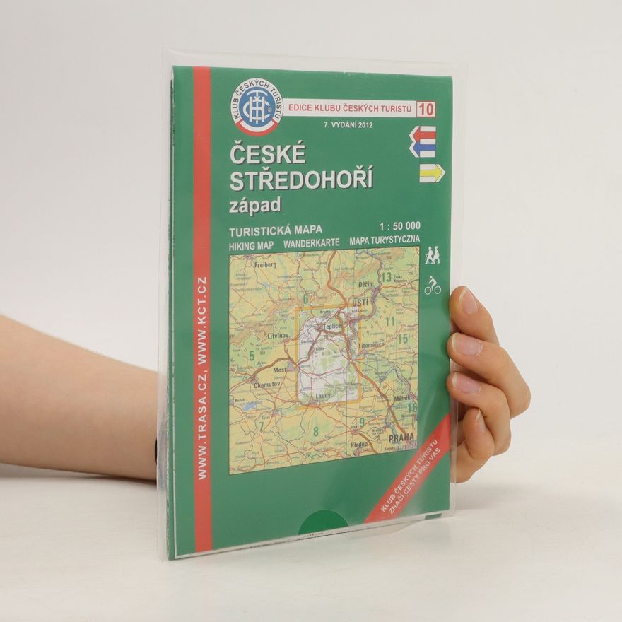 Kolektiv autorů České středohoří - západ. Turistická mapa 1:50 000