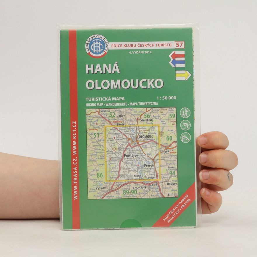 Autorenkollektiv Haná, Olomoucko turistická mapa 1:50 000