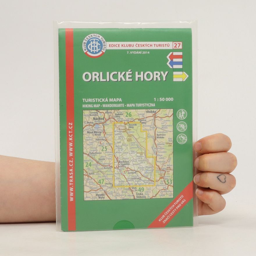 Kolektiv autorů Orlické hory turistická mapa 1:50 000