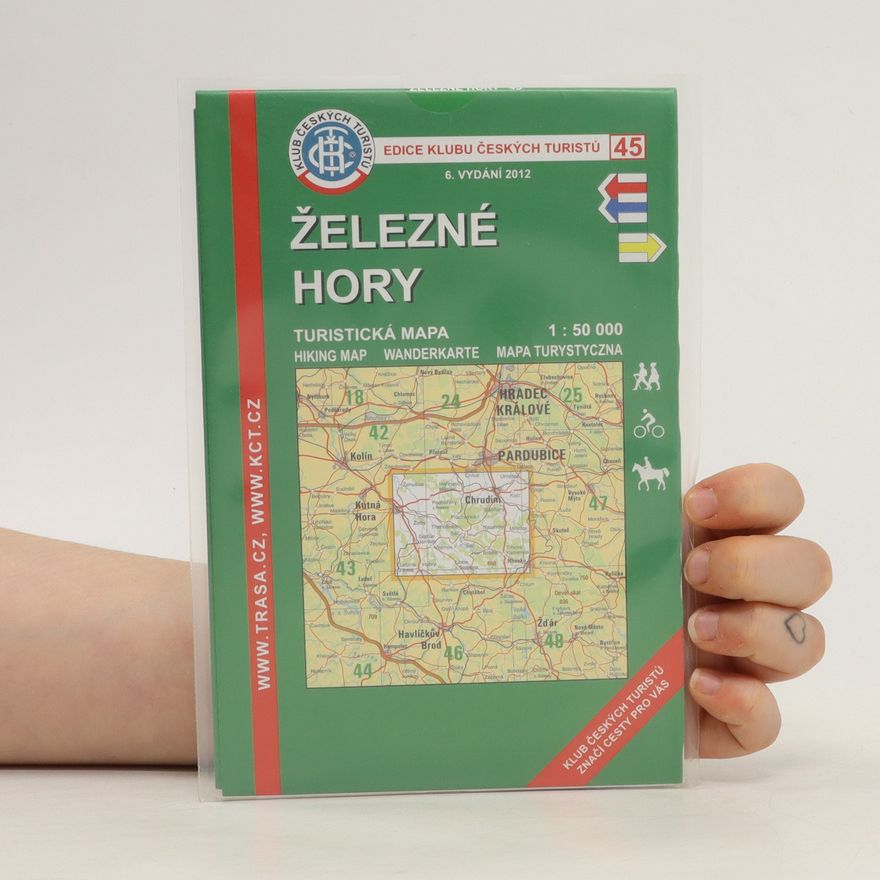Klub českých turistů ( ) Železné hory turistická mapa 1:50 000