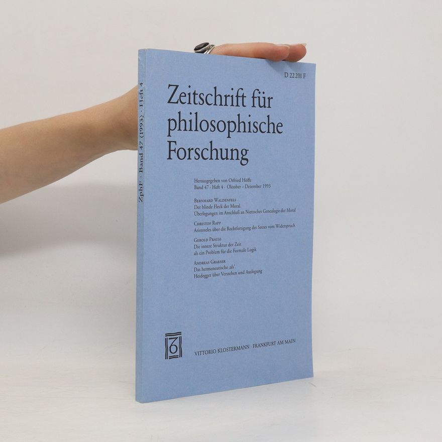 Autorenkollektiv Zeitschrift für philosophische Forschung