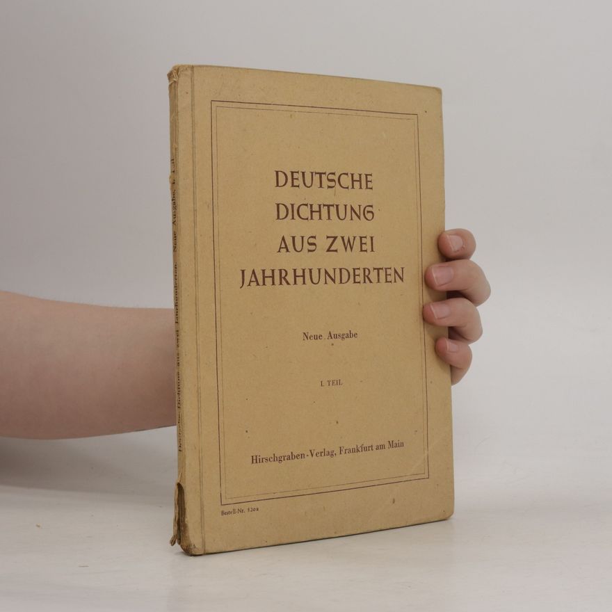 Various authors Deutsche Dichtung aus zwei Jahrhunderten