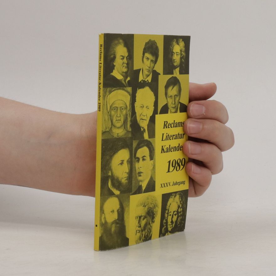 Autorenkollektiv Reclams Literatur Kalender 1989 XXXV. Jahrgang