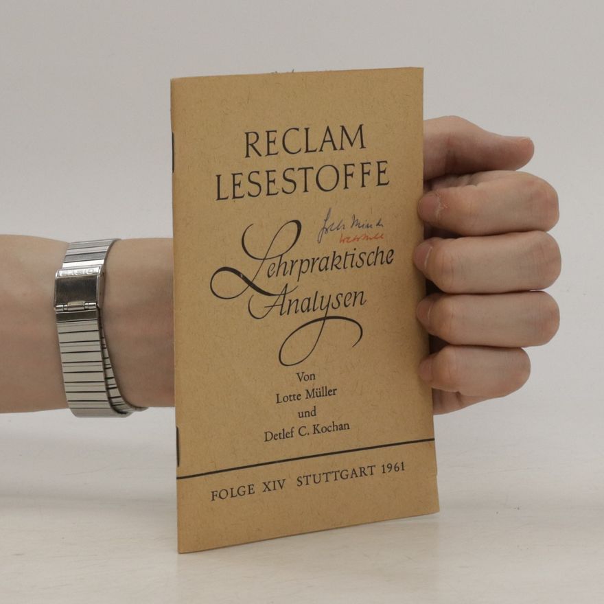 Lotte Müller Lehrpraktische Analysen Folge XIV