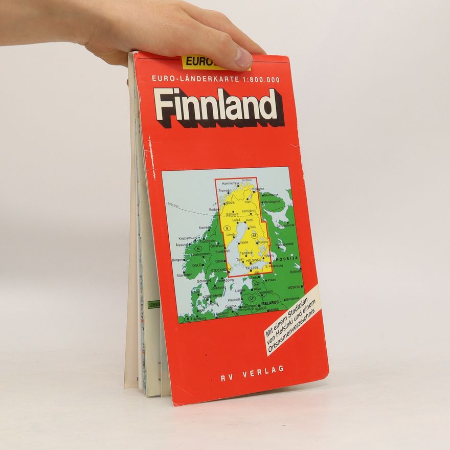 AA.VV. Finnland Euro-Länderkarte 1:850 000