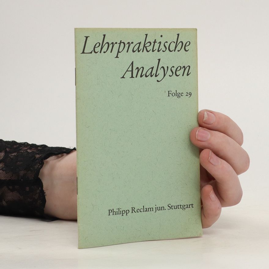Dr. Wolfgang Heybey Lehrpraktische Analysen. Folge 29