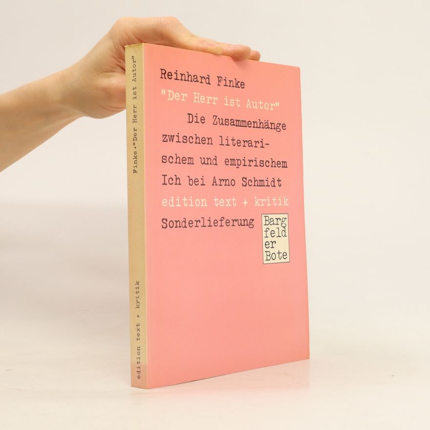 Reinhard Finke "Der Herr ist Autor"