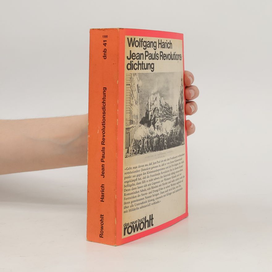 Wolfgang Harich Jean Pauls Revolutionsdichtung