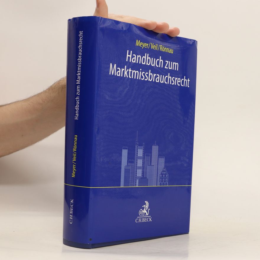 Andreas Meyer Handbuch zum Marktmissbrauchsrecht