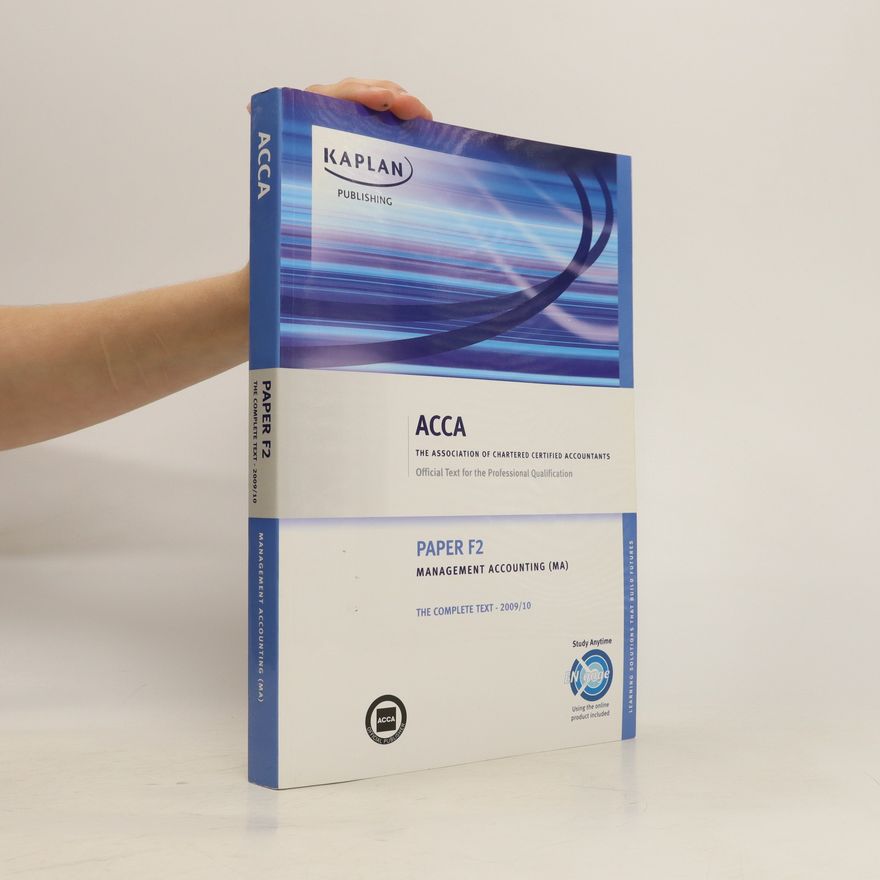 Paul Carson ACCA F2 Management Accounting MA