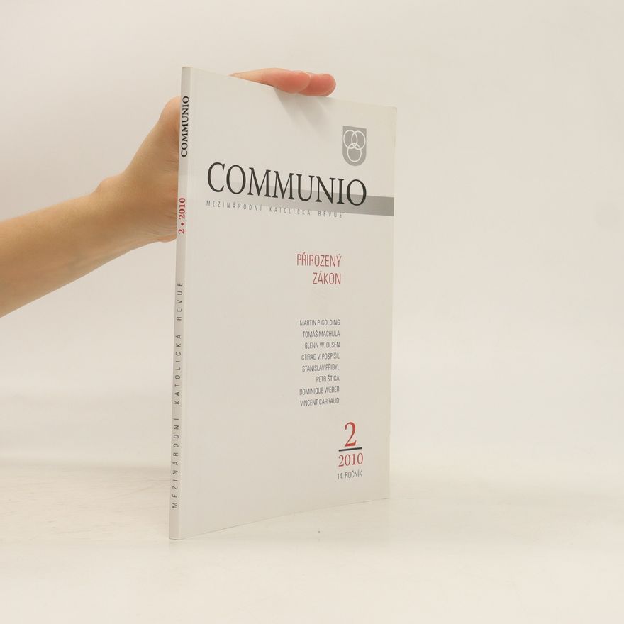 Autorenkollektiv Mezinárodní katolická revue Communio. Přirozený zákon 2/2010