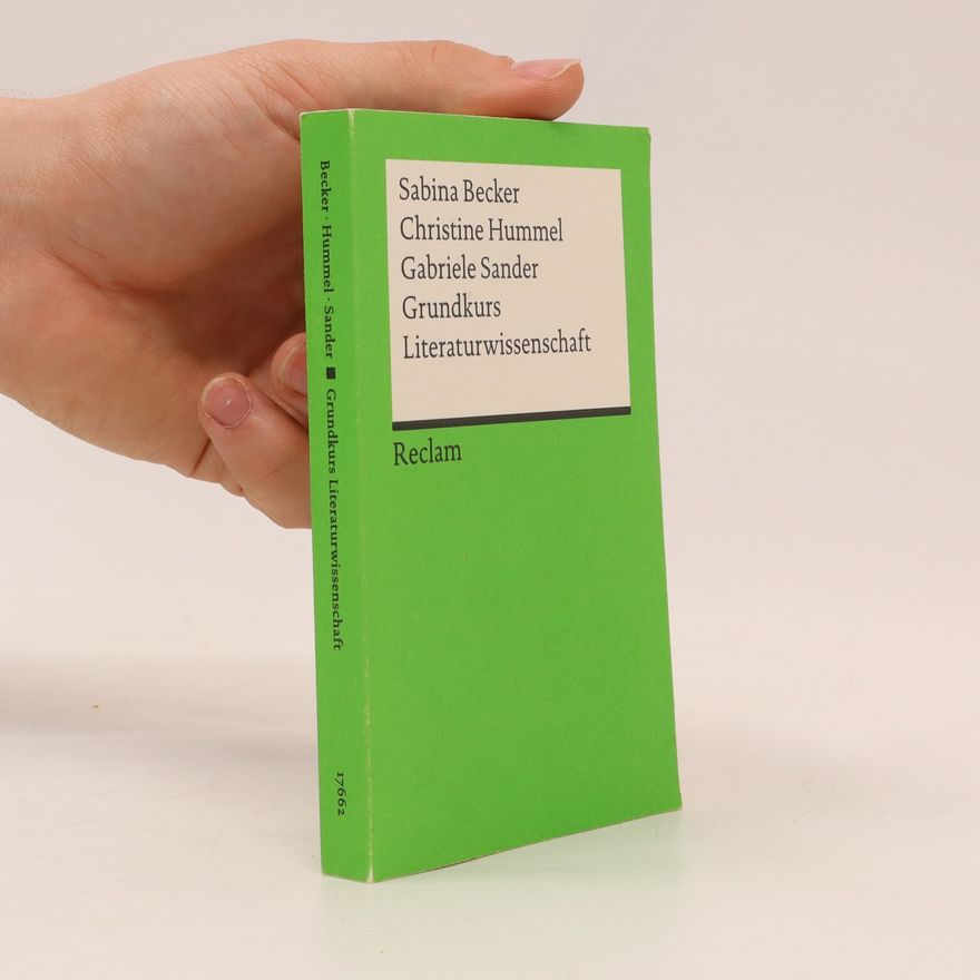 Gabriele Sander Grundkurs Literaturwissenschaft
