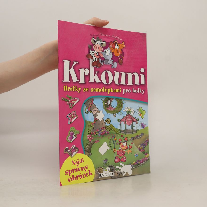 Romana Anděrová Krkouni. Hrátky se samolepkami pro holky