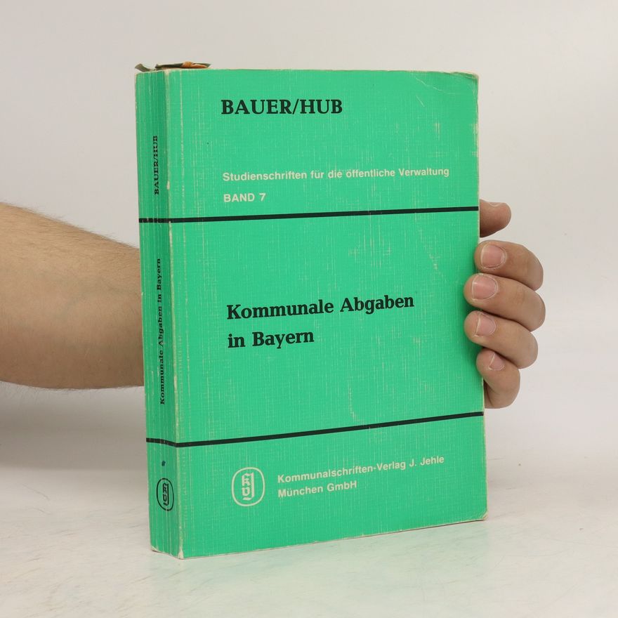Martin Bauer Kommunale Abgaben in Bayern