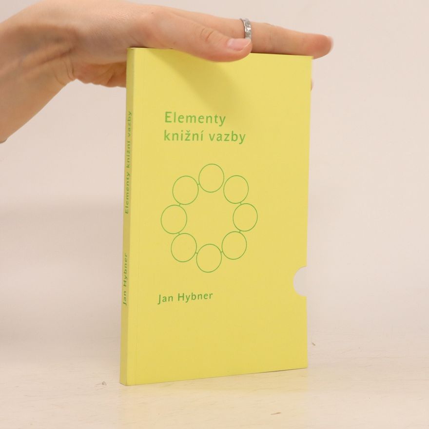 Jan Hybner Elementy knižní vazby