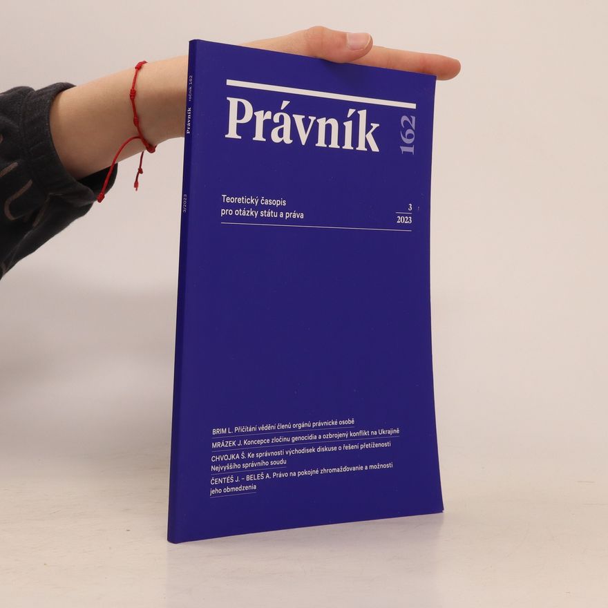 Kolektiv autorů Právník 1/2023. Ročník 162