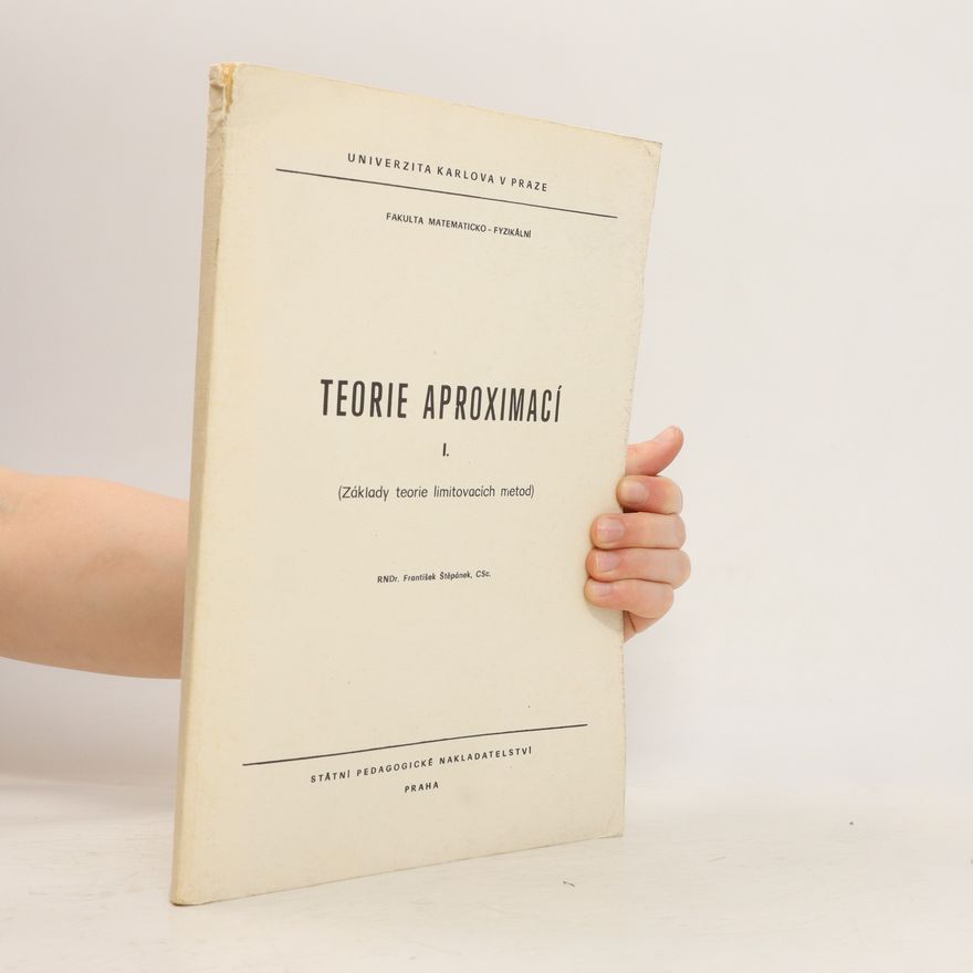 František Štěpánek Teorie aproximací I.