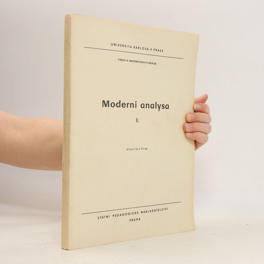Vlastimil Pták Moderní analysa I.