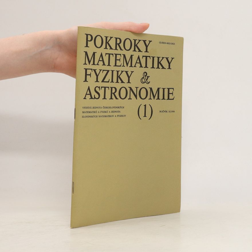 Oldřich Kowalski Pokroky matematiky, fyziky a astronomie. Ročník 40. Číslo 1.