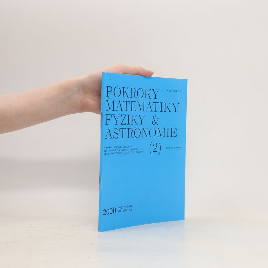 Oldřich Kowalski Pokroky matematiky, fyziky a astronomie. Ročník 45. Číslo 2.
