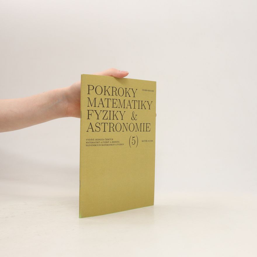 Oldřich Kowalski Pokroky matematiky, fyziky a astronomie. 5/39