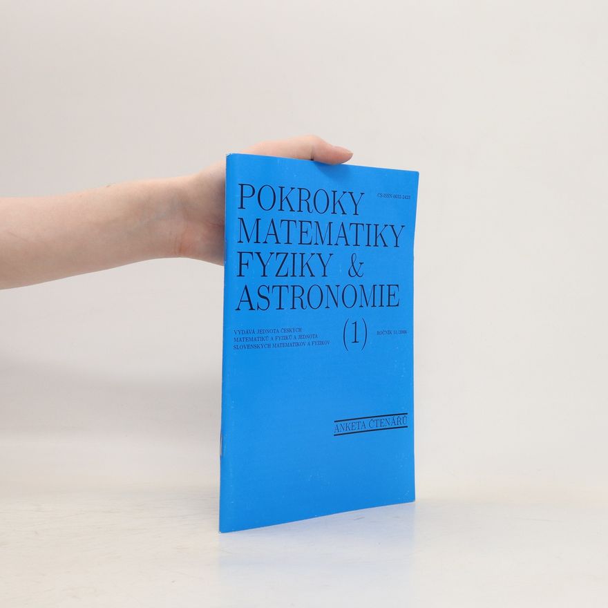 Autorenkollektiv Pokroky matematiky, fyziky a astronomie 1, ročník 51