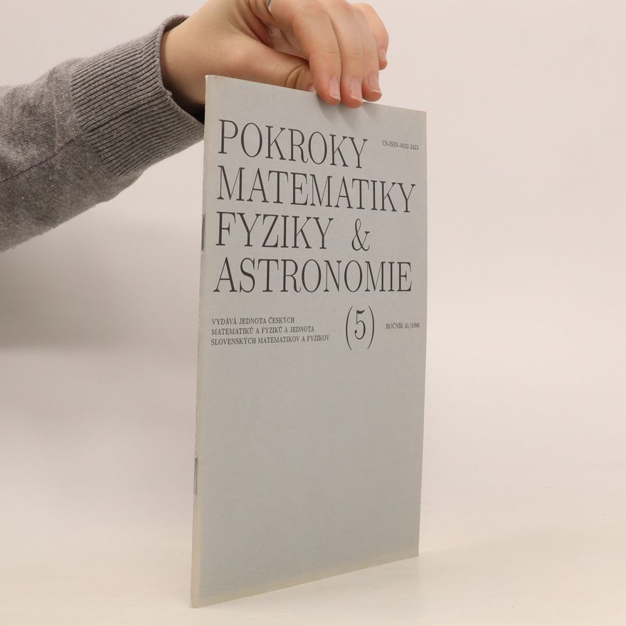 Autorenkollektiv Pokroky matematiky, fyziky a astronomie 5, ročník 41