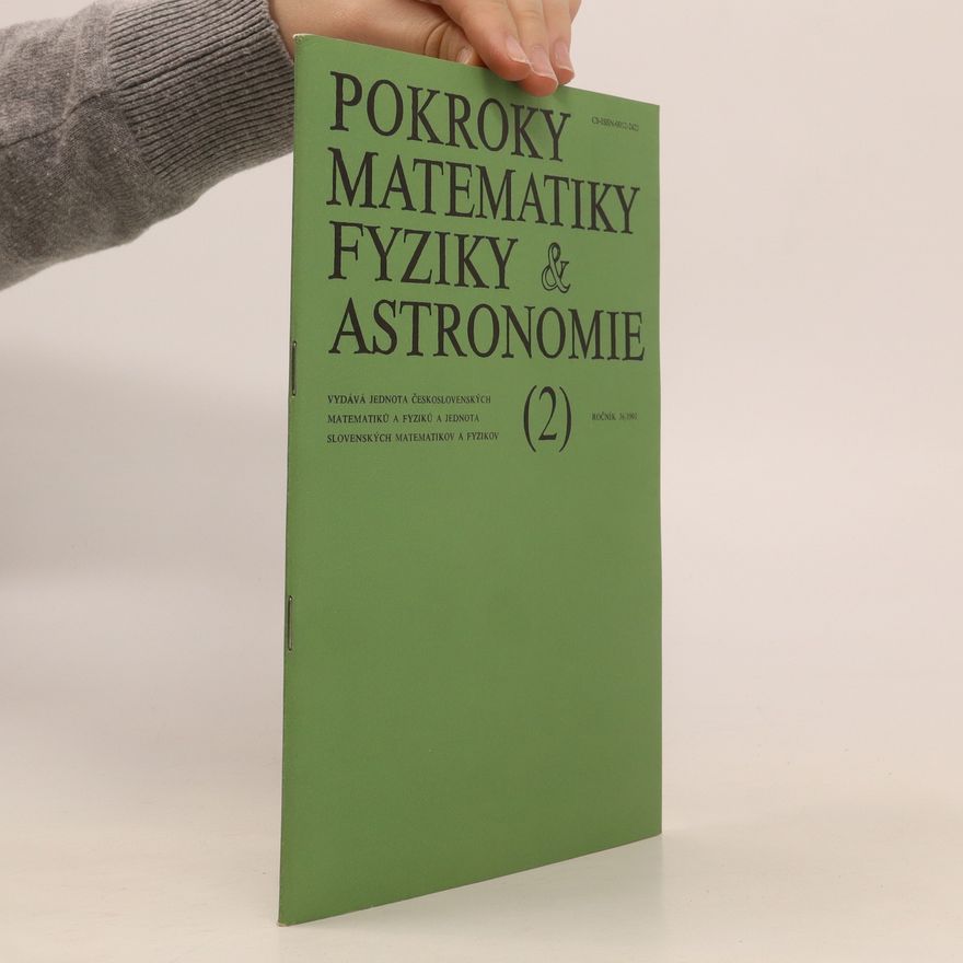 Oldřich Kowalski Pokroky matematiky, fyziky a astronomie. Ročník 36. Číslo 2.