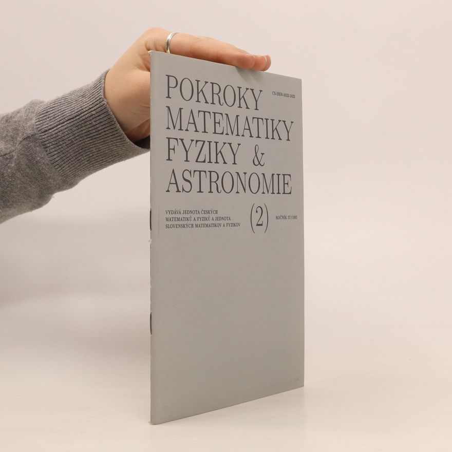 Autorenkollektiv Pokroky matematiky fyziky & astronomie 2 ročník 37