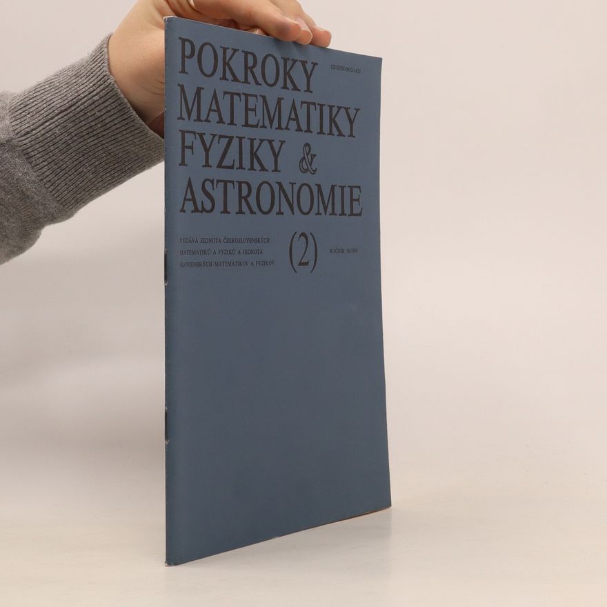 Autorenkollektiv Pokroky matematiky fyziky & astronomie 2 ročník 34