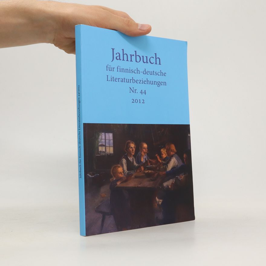 Various authors Jahrbuch für finnisch-deutsche Literaturbeziehungen