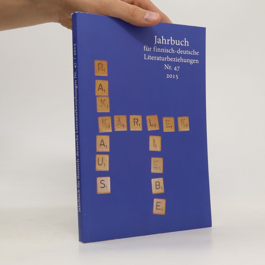 Various authors Jahrbuch für finnisch-deutsche Literaturbeziehungen