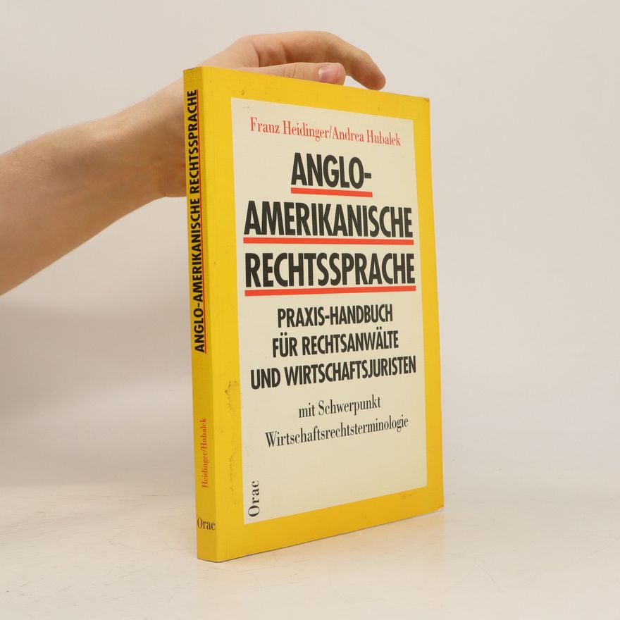 Franz J. Heidinger Anglo-amerikanische Rechtssprache